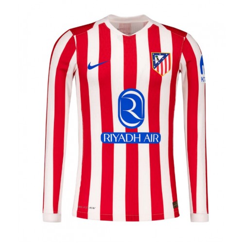 Atletico Madrid Replika Hjemmebanetrøje 2025-26 Langærmet Atletico Madrid Replika Hjemmebanetrøje 2025-26 Langærmet